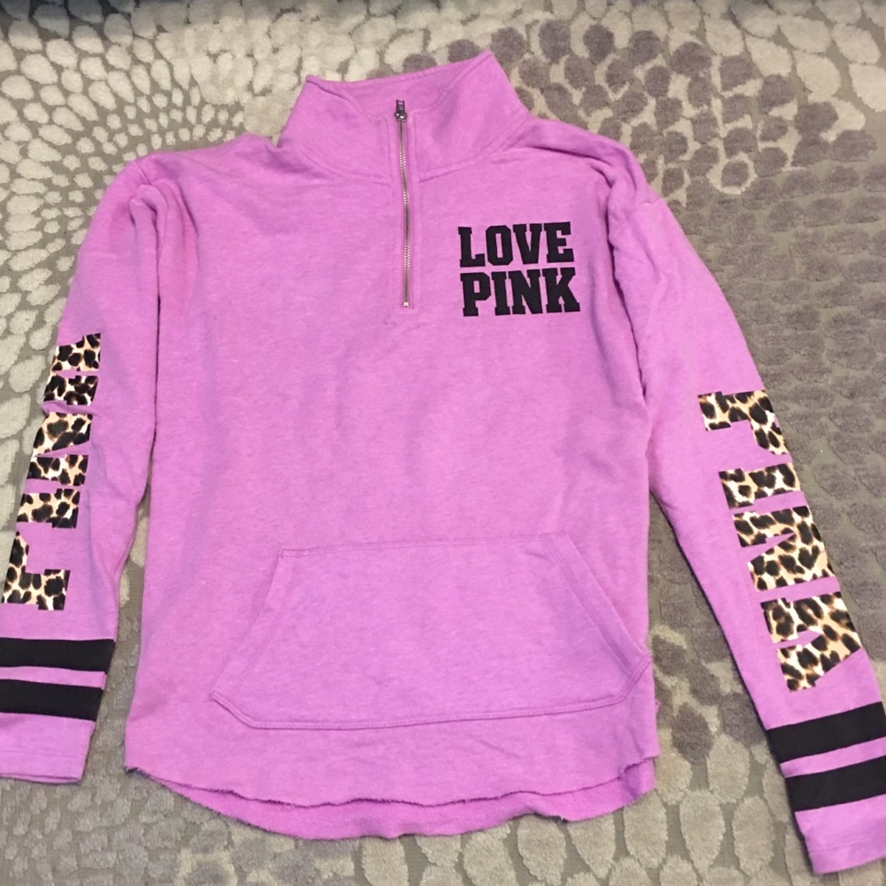 PINK half zip